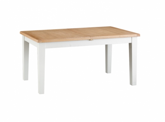 Torquay White 1.6m Butterfly Ext. Dining Table