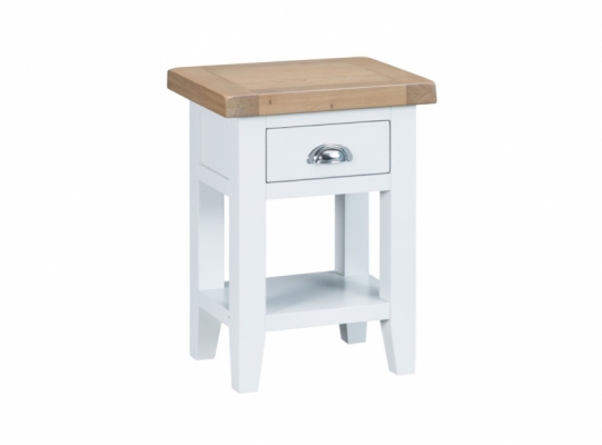 Torquay White Side Table