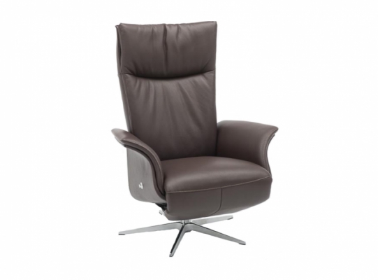Slimline Leather Recliner Chair