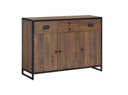 Onyx Sideboard With 3 Doors/4 Drawers 