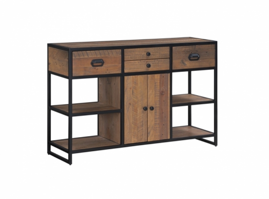 Onyx Large Console Table With Doors
